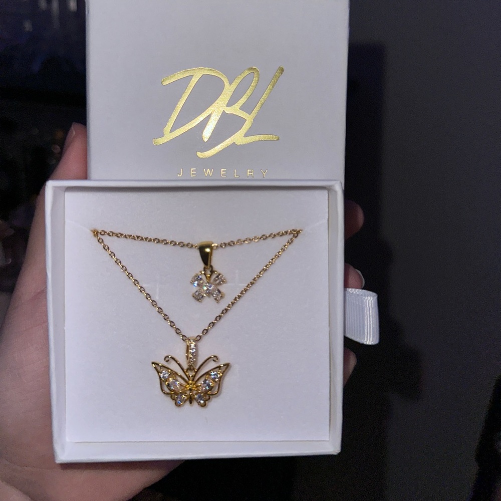 Gold plated necklace